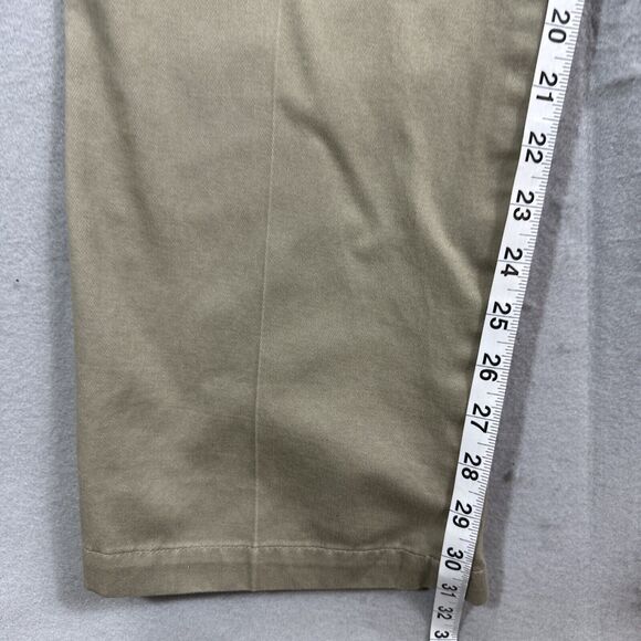 Savane Mens Straight Fit Flat front Khaki Dress Pants 36x32 - Picture 7 of 10